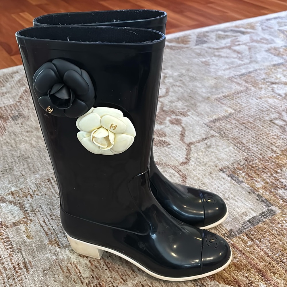 Chanel Rain boots